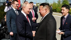 Putin Ucapkan Terimakasi Kepada Kim Jong Un Saat Melakukan Kunjungannya Ke Korea Utara
